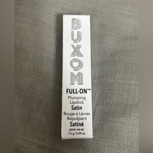 NEW BUXOM Full-On Plumping Satin Lipstick, Pigment-Rich Creamy Lip Color